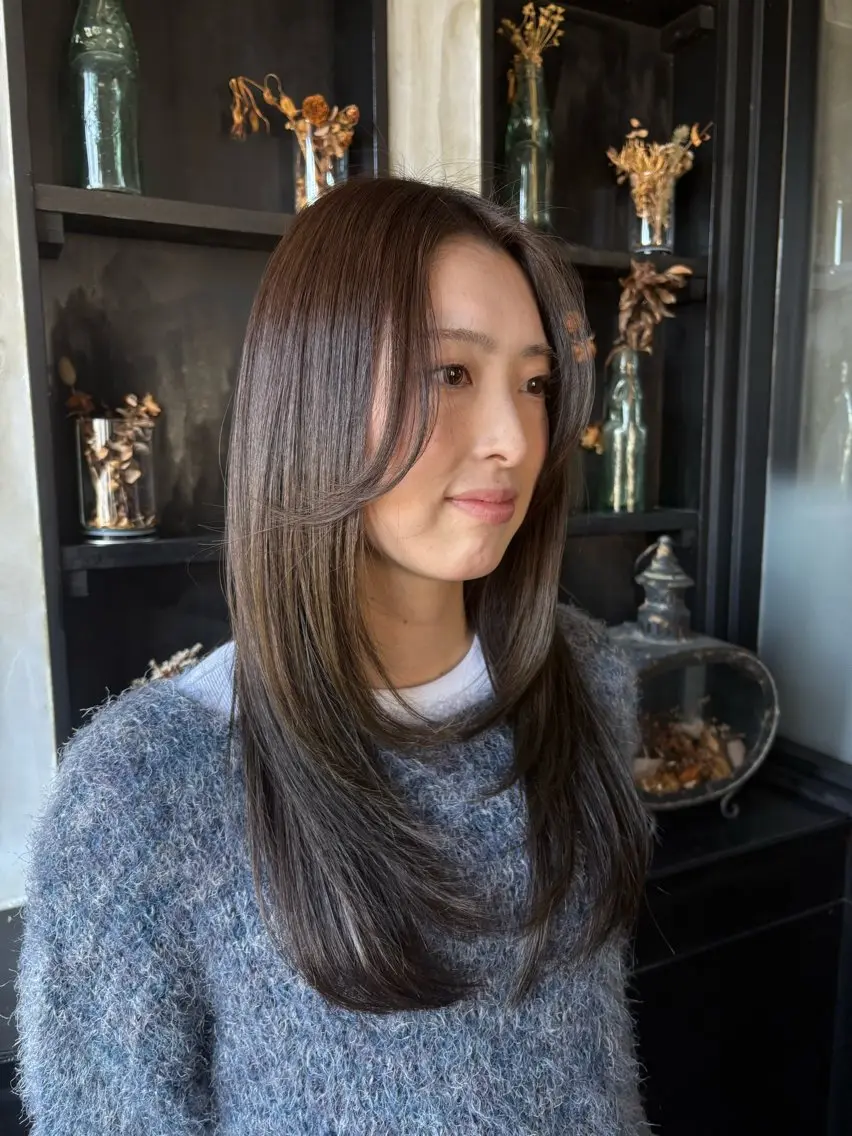 ロング レイヤーカット cab/ 渡邉　海生のヘアスタイル