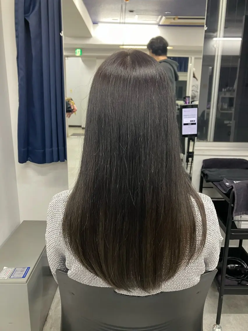セミロング 🪽直毛男子の救世主 🪽フェザーパーマのヘアスタイル