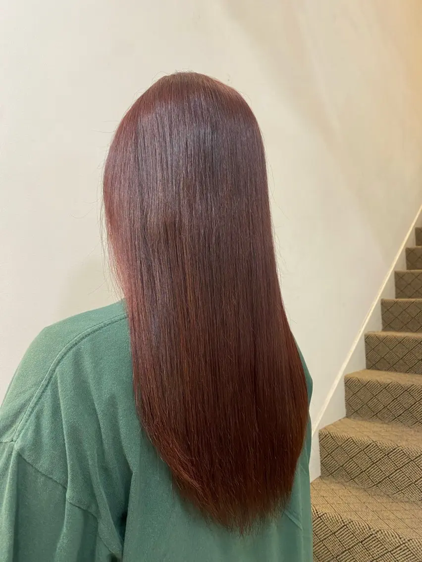 カラー ピンクカラー 児玉 楓凜のヘアスタイル