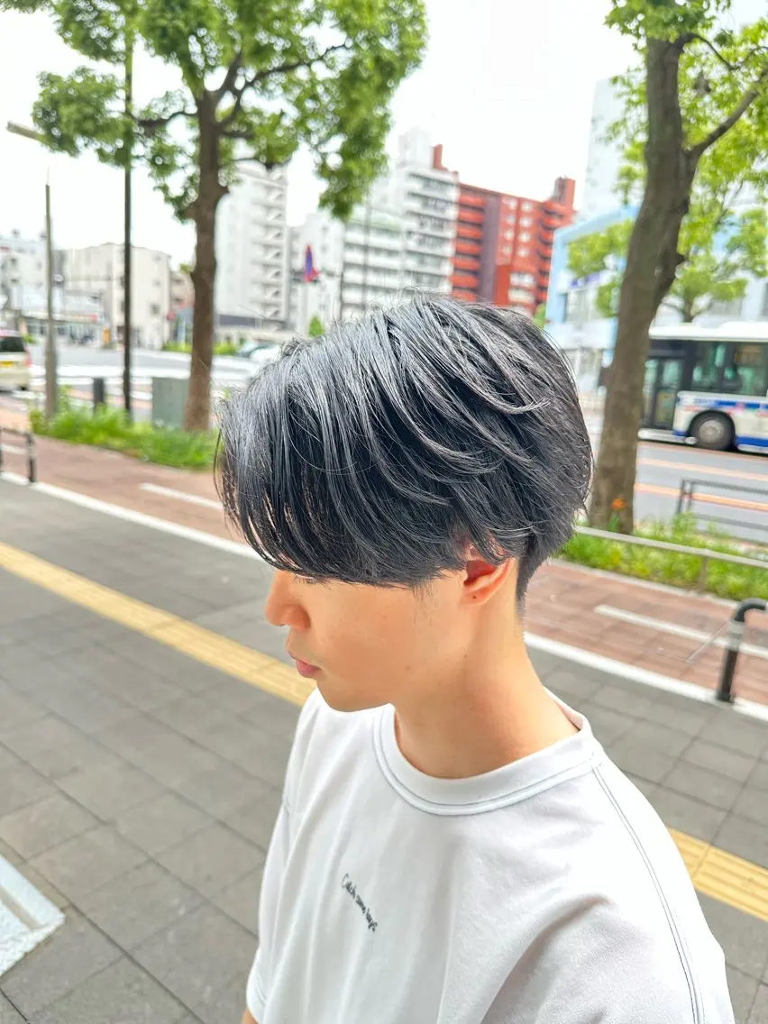 メンズ センターパート カット メンズカット/カラー 💠進藤龍之介のヘアスタイル