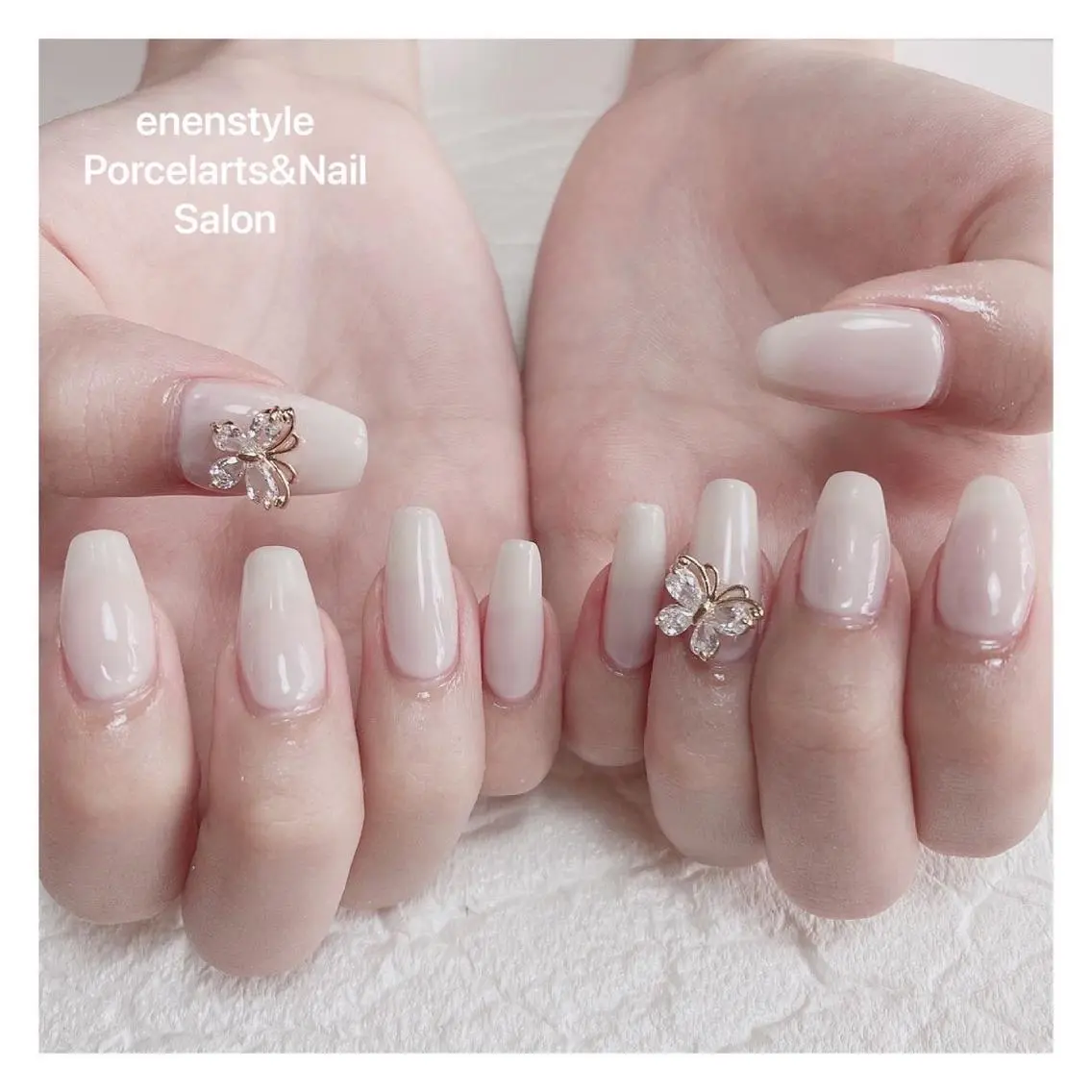 ミディアム ネイル 🐾enen style 🐾のネイルデザイン