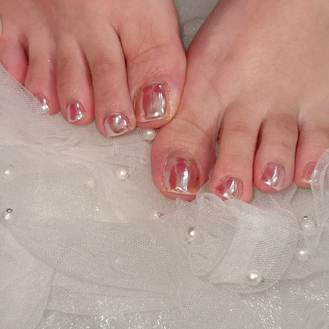 今話題の海外風🎀🍒💕オフなしミラーワンカラー¥8500→¥2500の写真