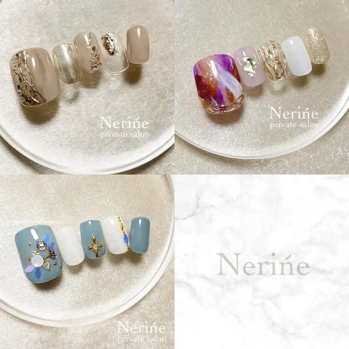 ネイル フットネイル ジェルネイル Nerińe Eye&Nailのマツエク・マツパデザイン