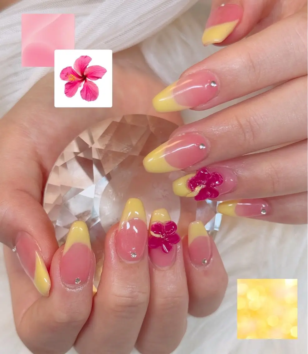 ネイル 長さ出し 持ち込み MIRA NAILROOMのネイルデザイン