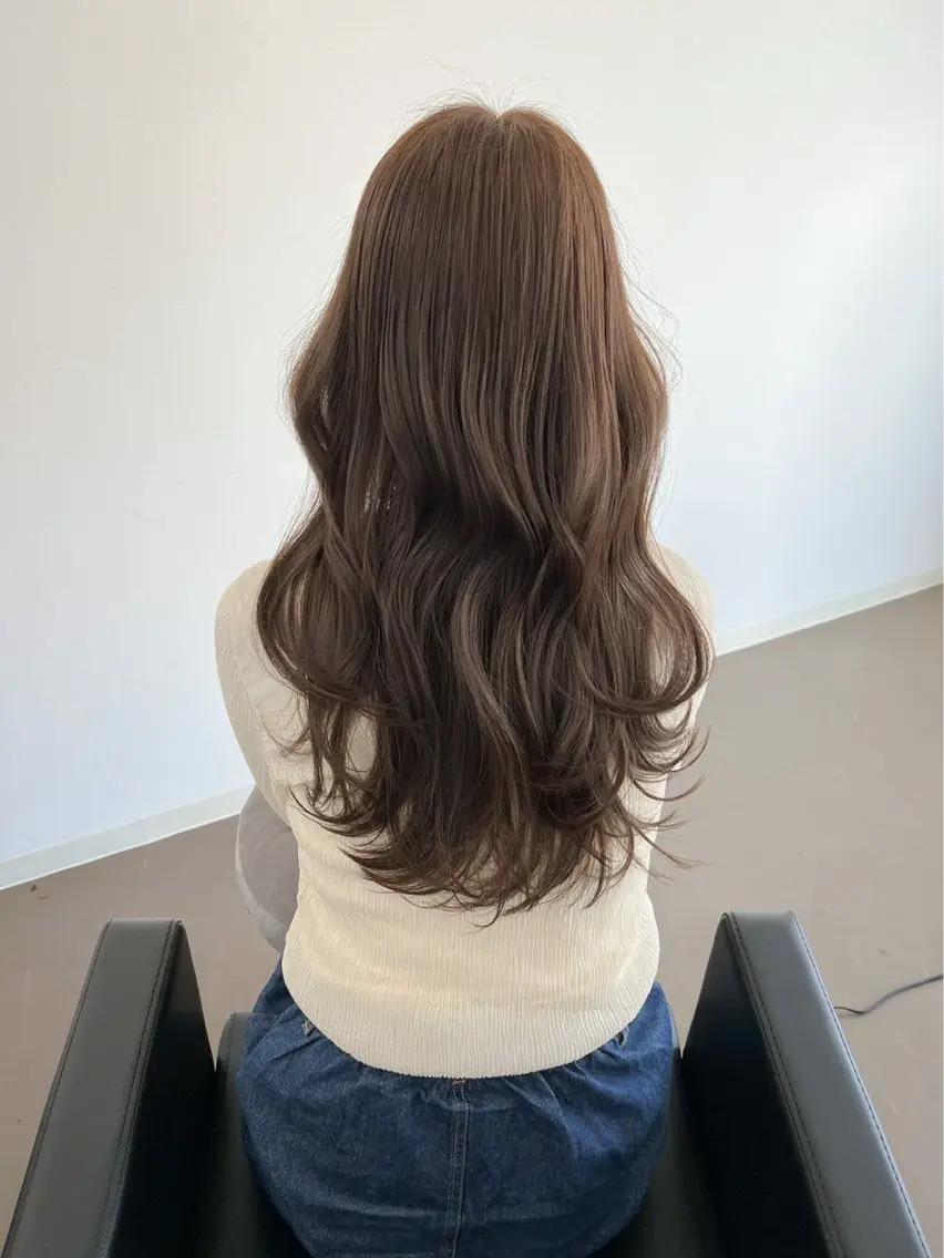 ロング カラー ブラウンカラー ioe  三宮 / 羽海のヘアスタイル