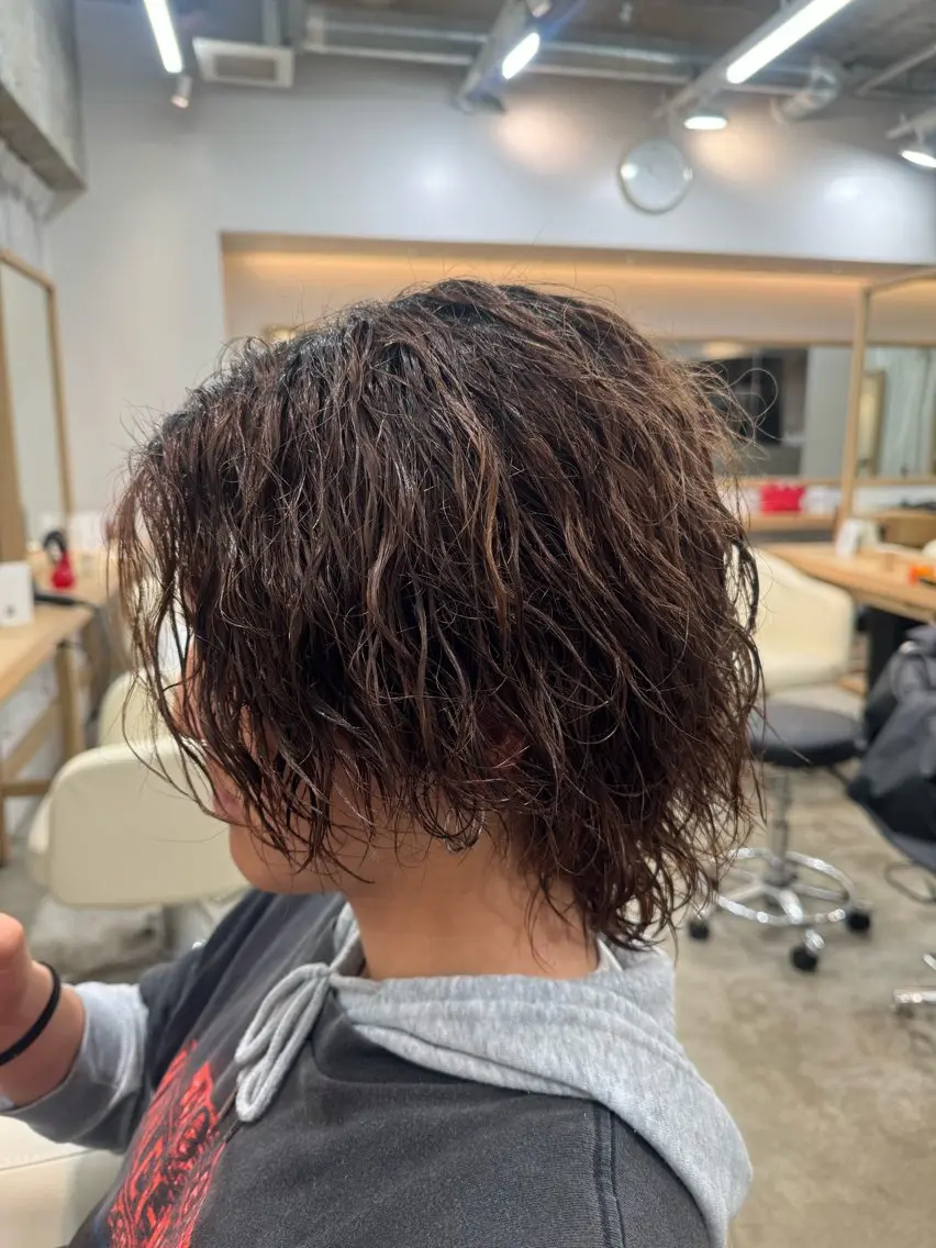 パーマ ツイストスパイラルパーマ スパイラルパーマ ✂渋谷メンズ特化 まさとのヘアスタイル