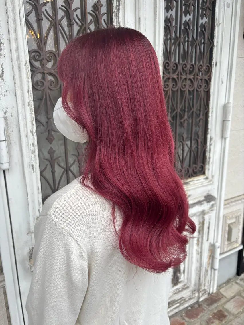ロング ヘアカラー ボブ・カラー 琴音のヘアスタイル