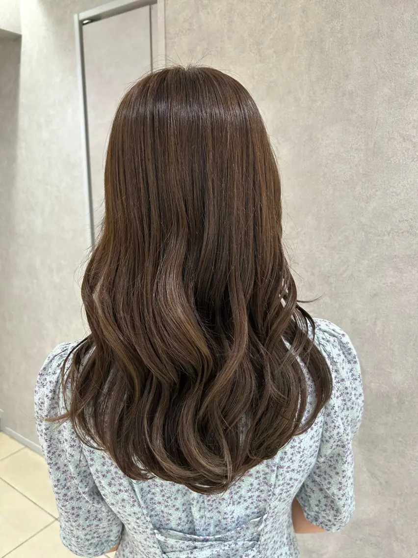 ロング ⟡.·韓国ヘア*.゚ 室岡 咲希のヘアスタイル