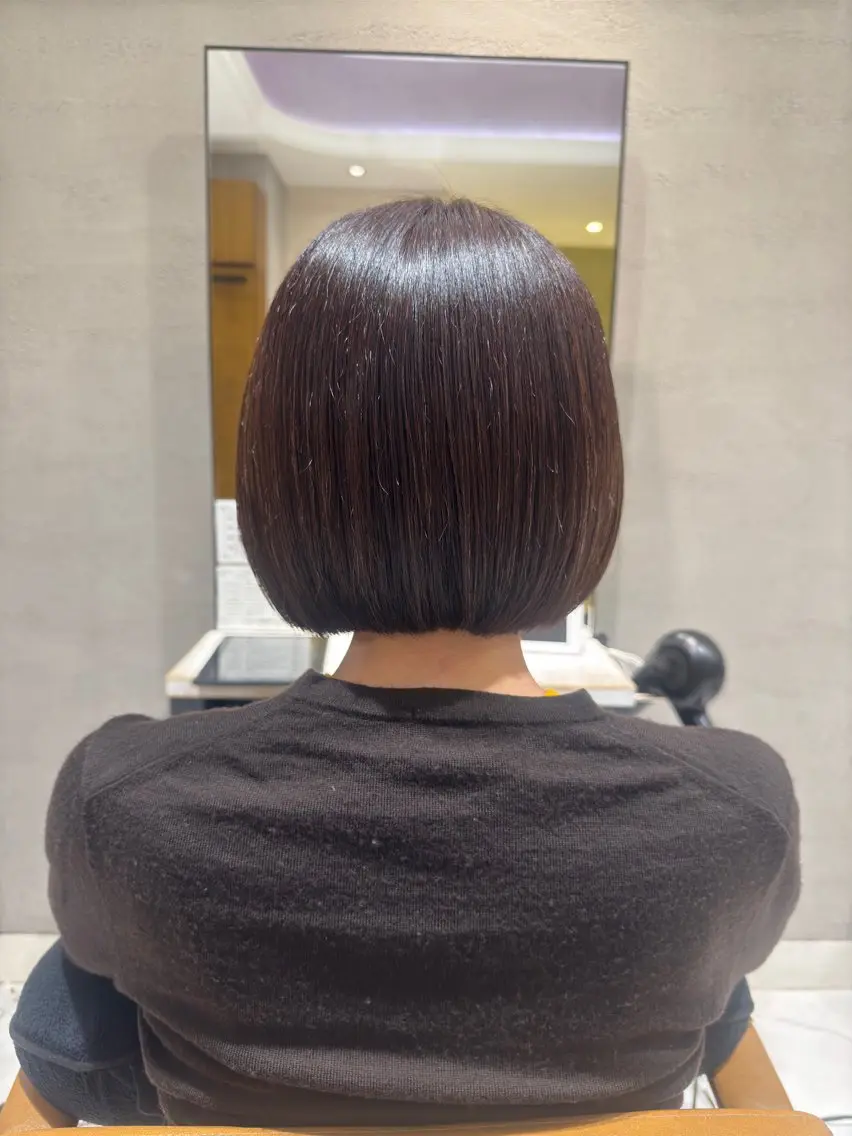 ショート ボブ 松田 響のヘアスタイル