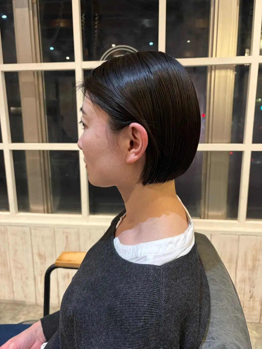 ショート ボブ カット トリートメント 🍃ボブ&ショート 特化🍃髪質改善🍃のヘアスタイル