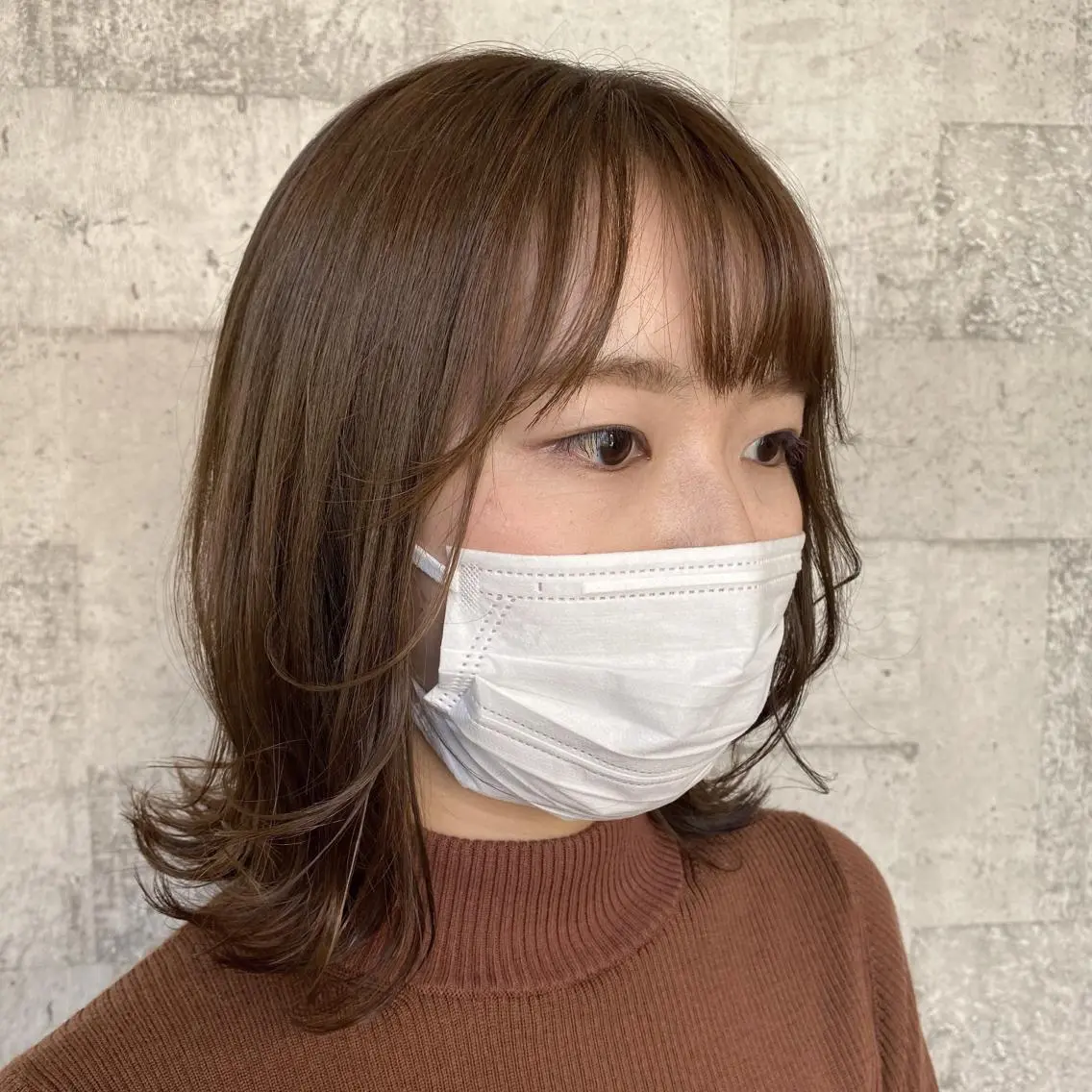 ミディアム カラー runa ショート/ボブのヘアスタイル