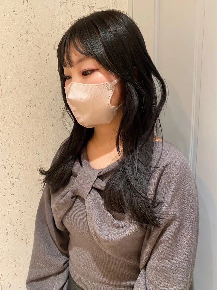 ロング カラー ブリーチ ブリーチなしカラー ヘアカラー トリートメント mai / linoah˚✧のヘアスタイル