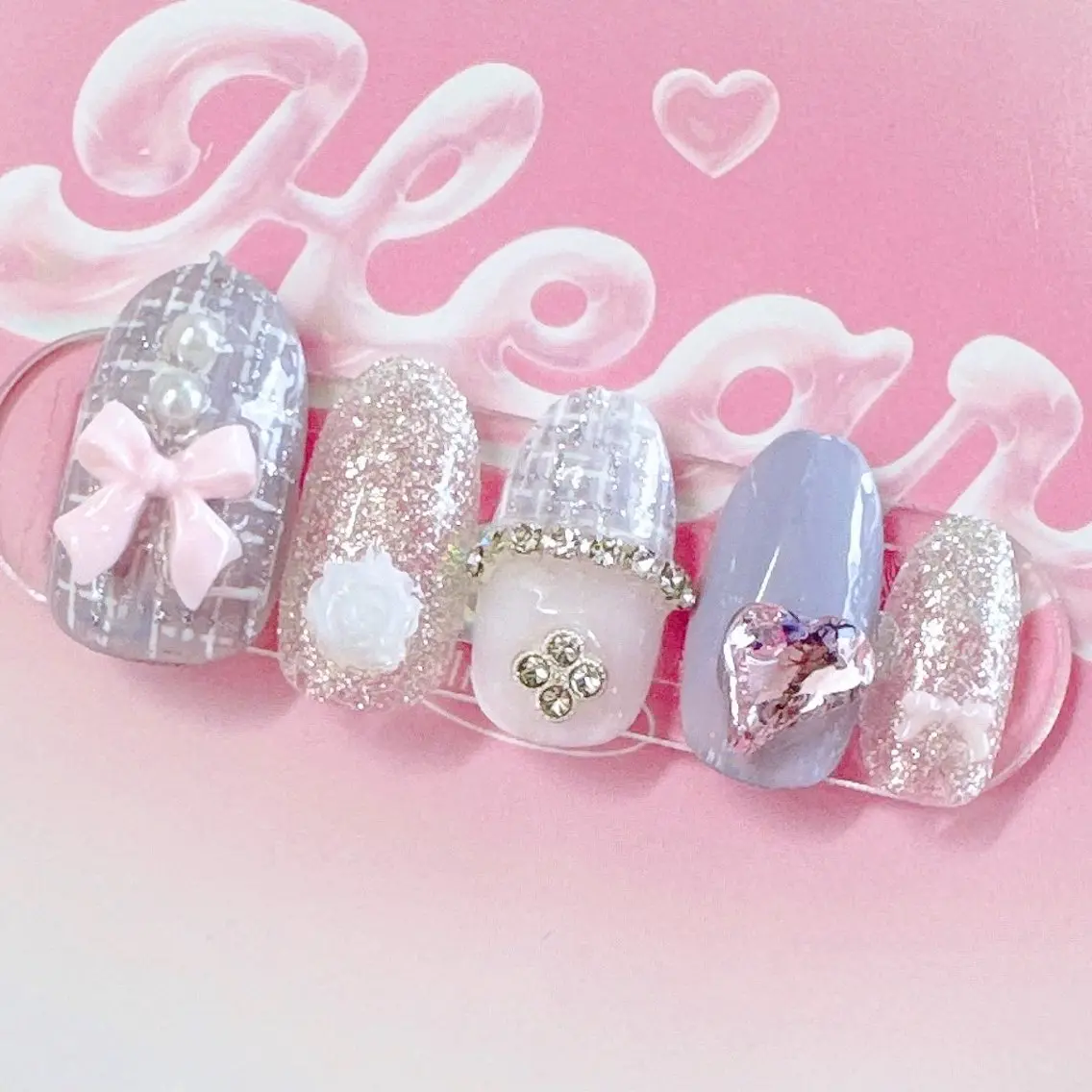 ネイル ハンドネイル MignonReve ♡EIMI🌈のネイルデザイン