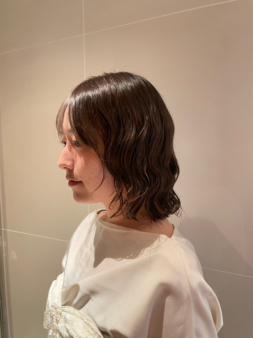 ミディアム パーマ カット パーマ レイヤー/縮毛矯正 🪄chihiroのヘアスタイル