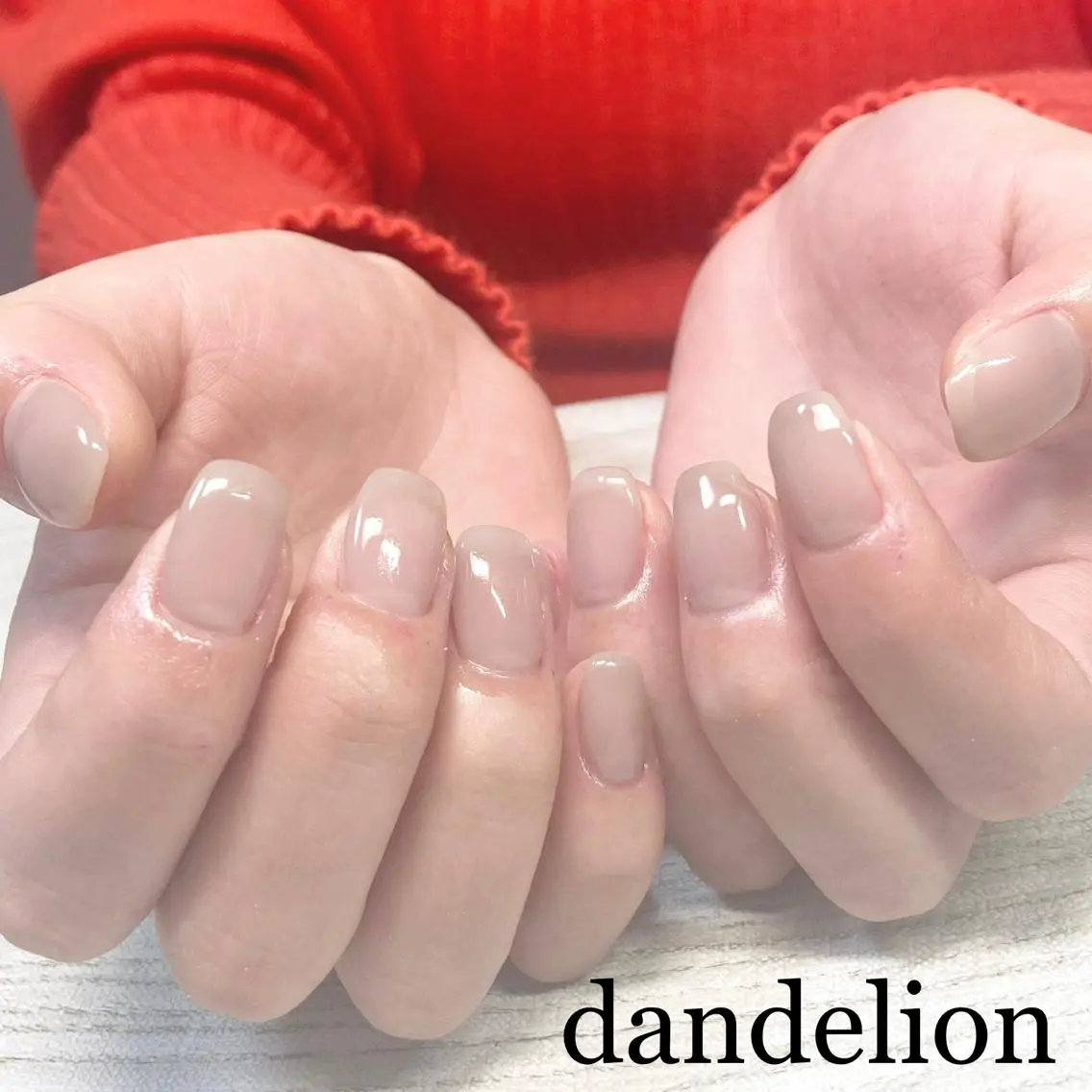 ネイル ハンドネイル ハンドケア dandelion ダンデライオンのネイルデザイン