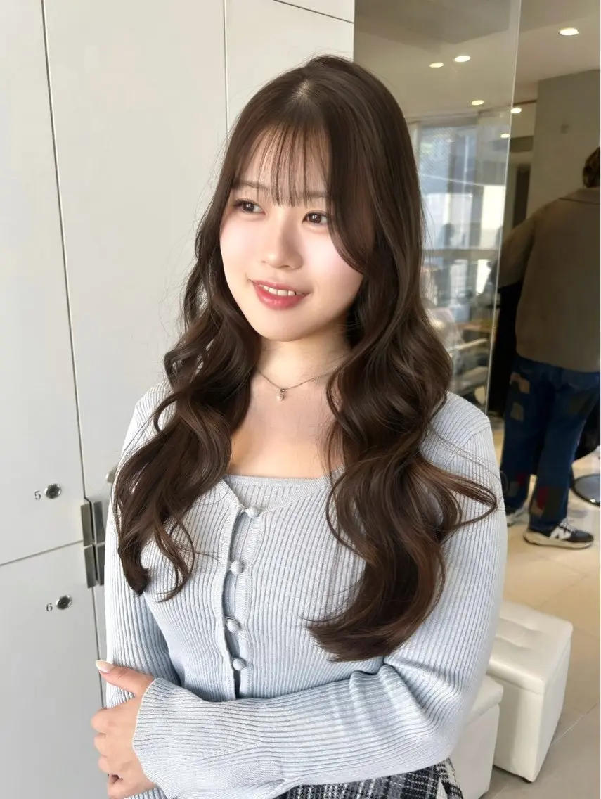 ロング カラー カット ヘアカラー トリートメント 💘大人可愛く💘 Natsuki❥❥❥のヘアスタイル