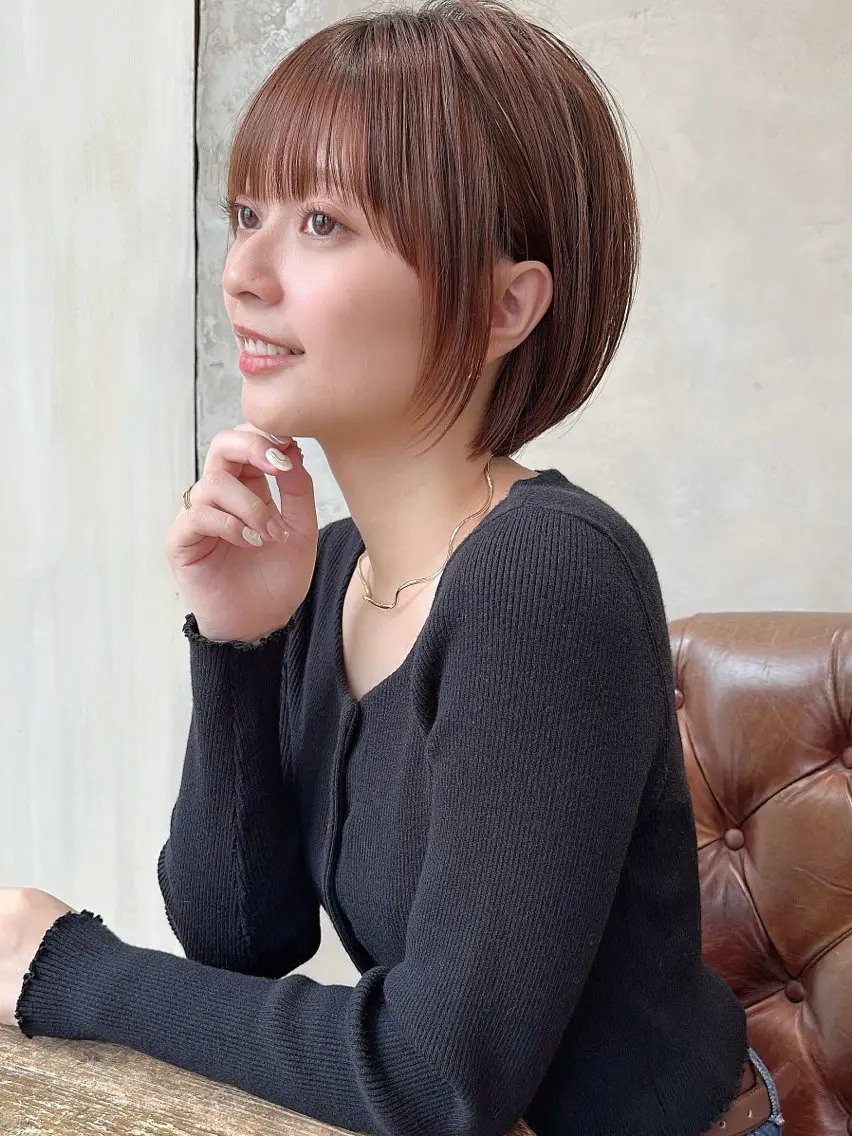 ショート カラー ショートボブ ボブ 似合わせカット ショートヘア 小顔カット カット ヘアカラー トリートメント ショート、ボブの神✨ 峯朋也✂︎✨のヘアスタイル