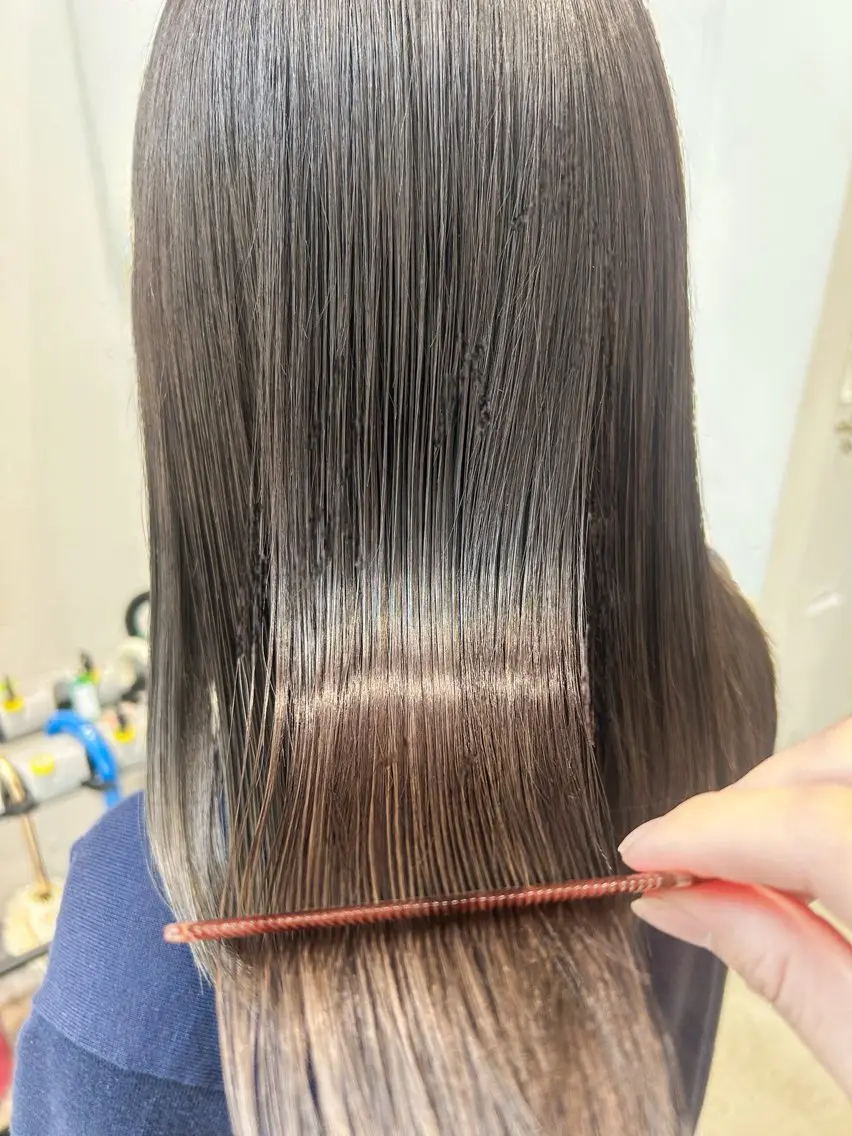 ロング カラー ヘアアレンジ カット ヘアカラー トリートメント yuka .のヘアスタイル