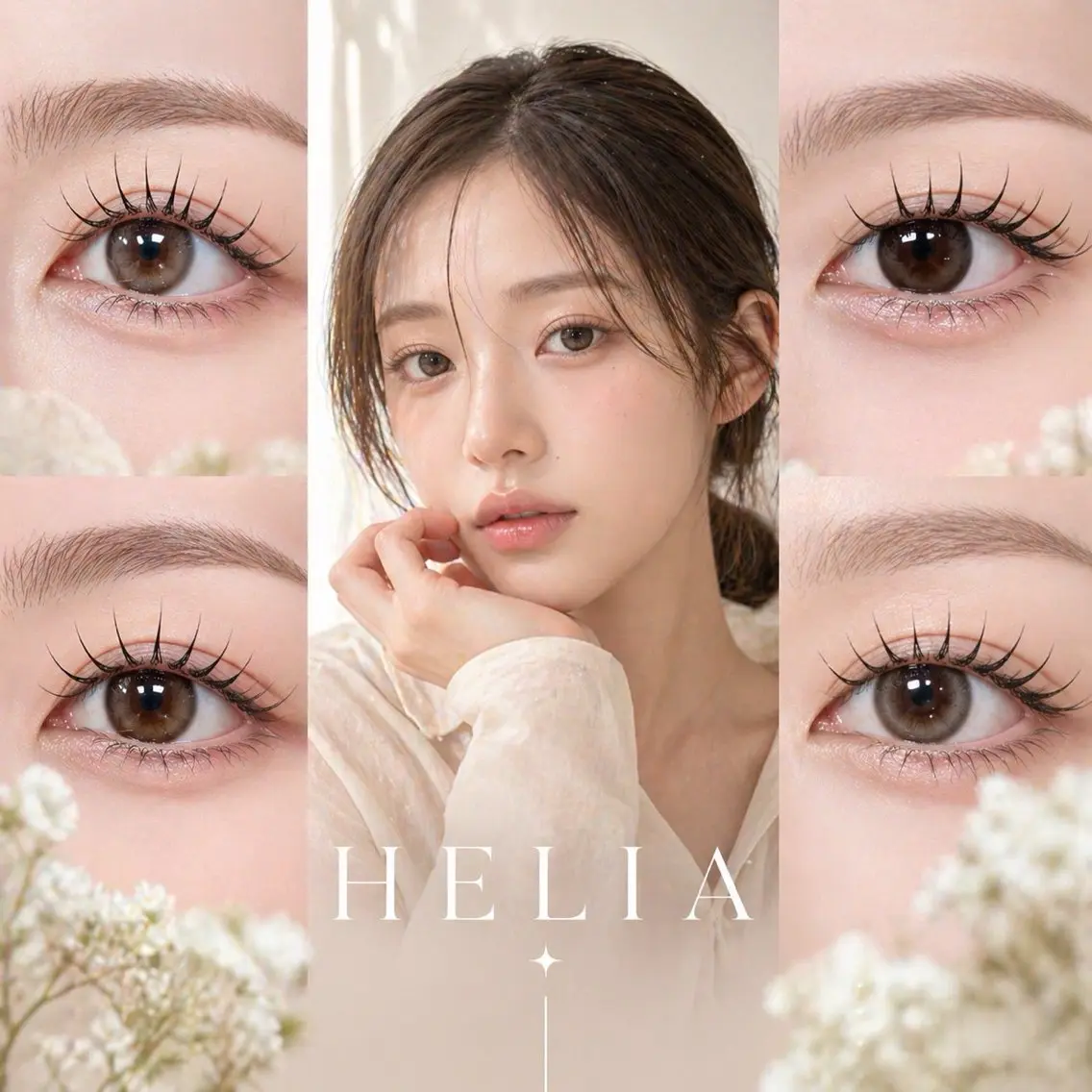 マツエク・マツパ 束感まつ毛 韓国風マツエク パリジェンヌラッシュリフト まつげパーマ 一重×まつ毛パーマ マツエク Eye Salon HELIA 十三店のマツエク・マツパデザイン