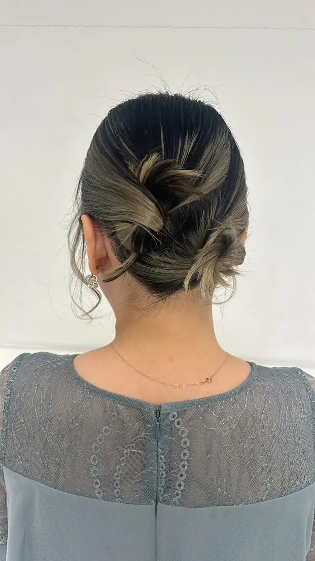 ヘアアレンジ にった みずきのヘアスタイル