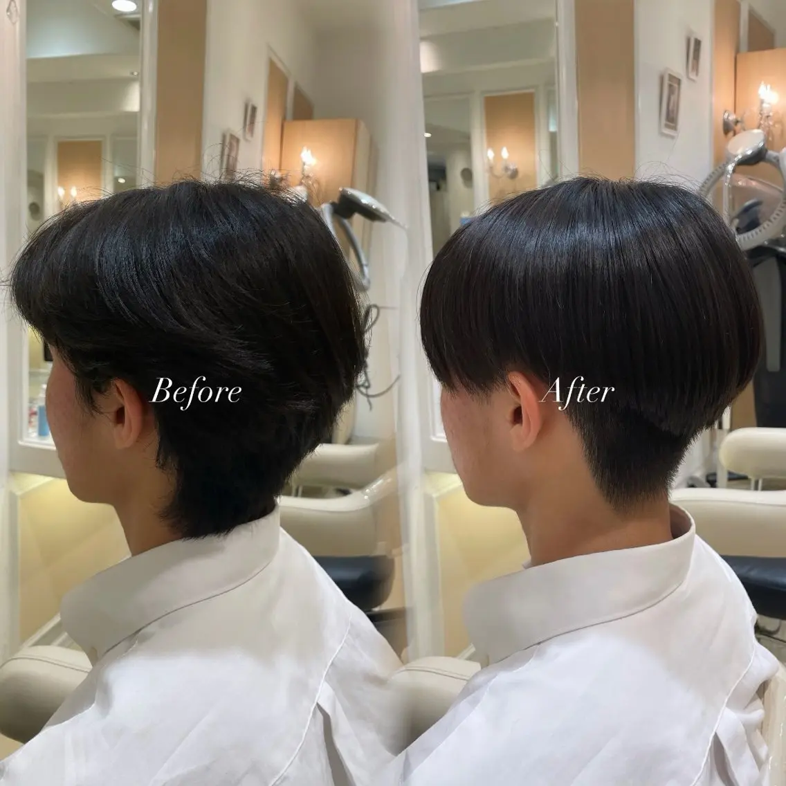 メンズ センターパート マッシュ カット ☆Ash中目黒 浦野遥☆*。のヘアスタイル