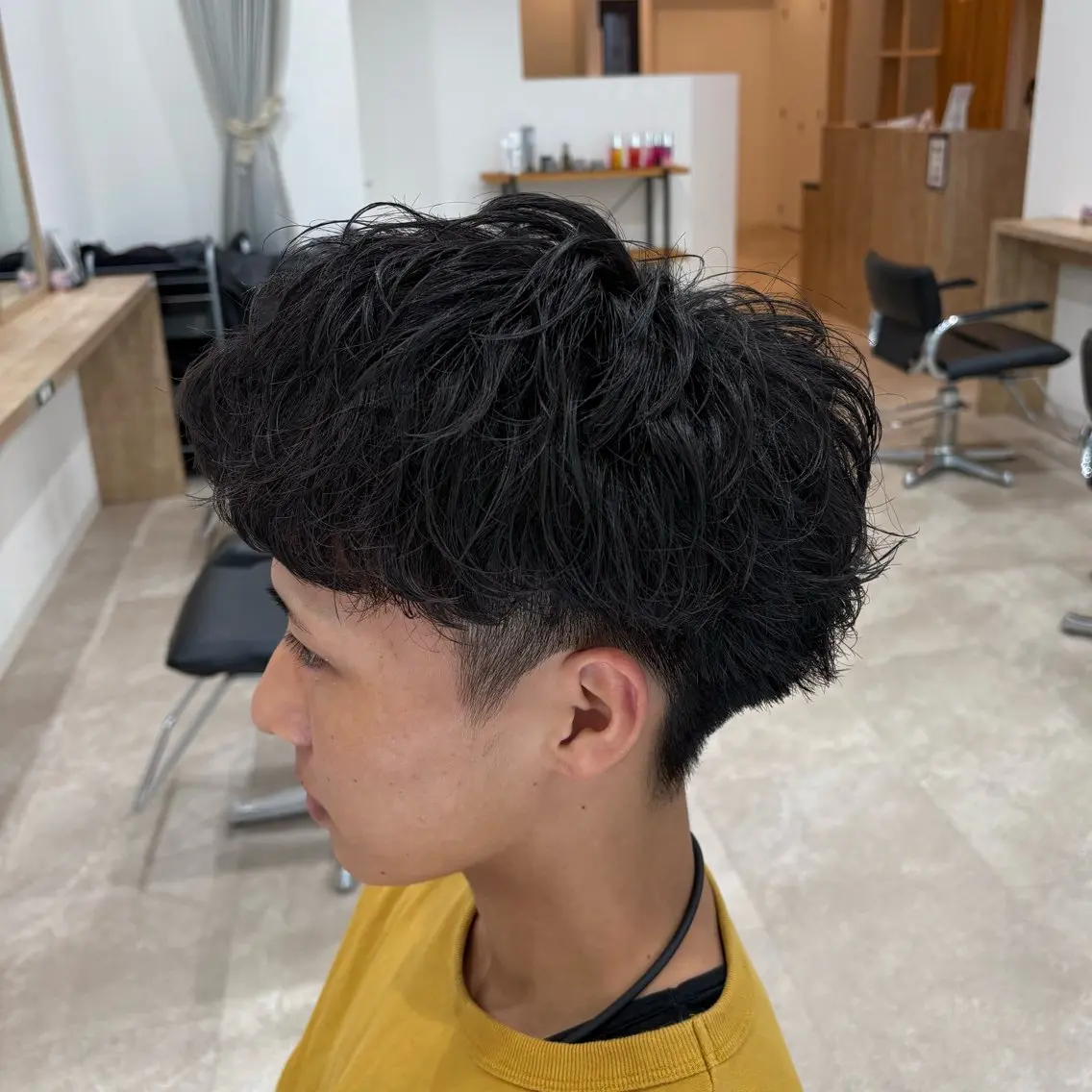 ショート パーマ メンズ カット パーマ 🐦‍🔥フェザーパ ーマ🐦‍🔥きるやのヘアスタイル