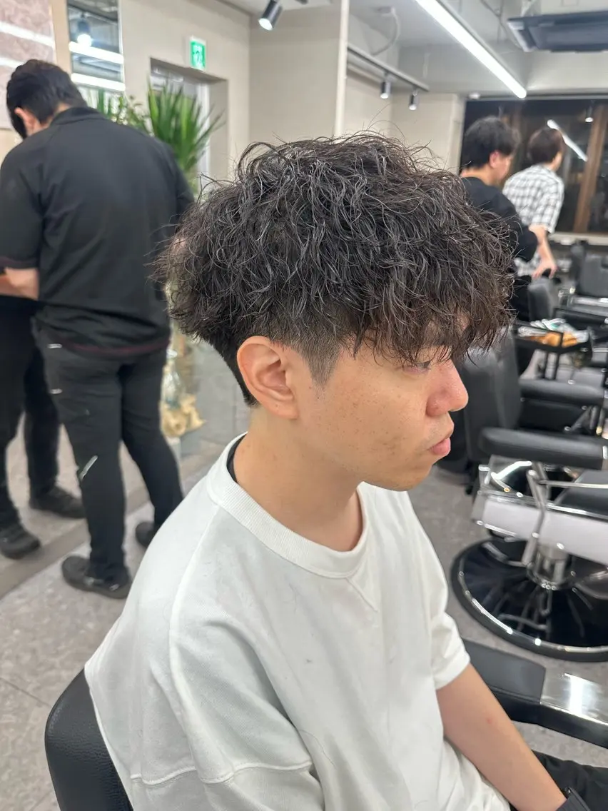 パーマ メンズ メッシュパーマ支持率 ◎大宮/隼也のヘアスタイル