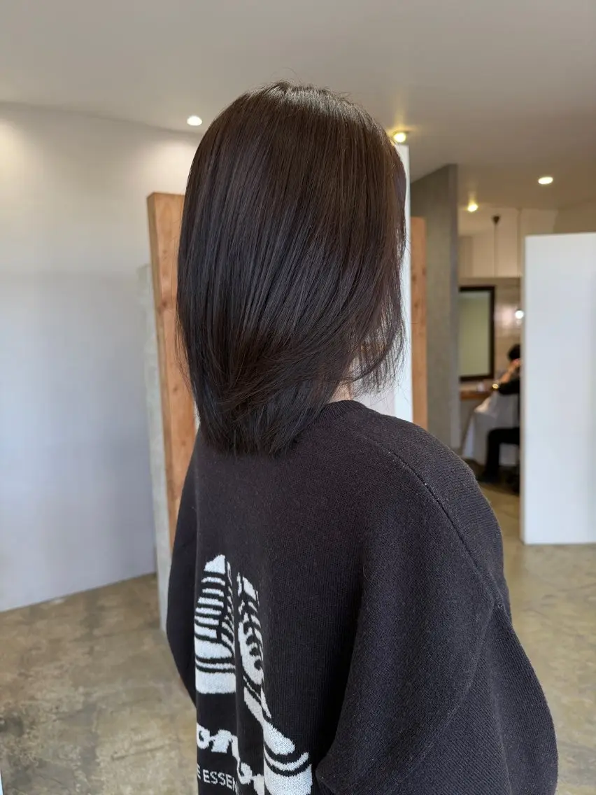 ミディアム カラー ヘアカラー __ komariのヘアスタイル