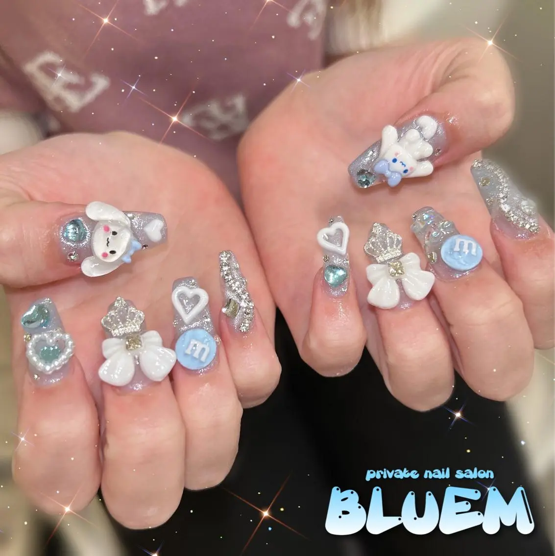 ネイル ハンドネイル BLUEM なな🐶のネイルデザイン