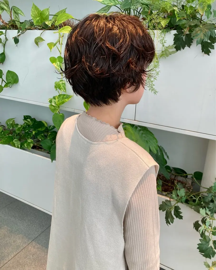 ショート カラー パーマ 🌷小野田 睦🌷のヘアスタイル