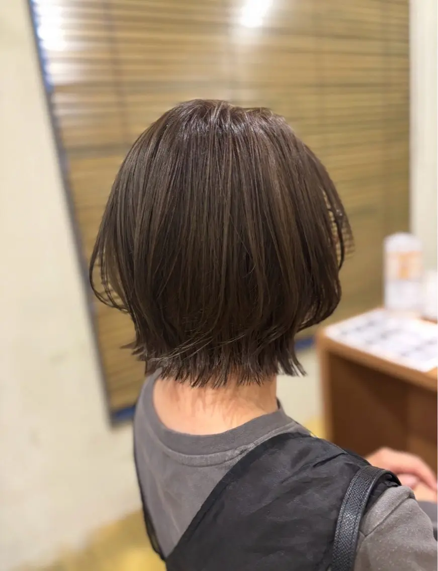 ミディアム カット ヘアカラー カノエ熊野店 /shizukuのヘアスタイル