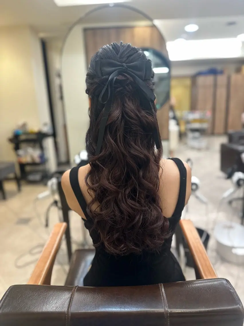 ロング 韓国風ヘア 山本 かおりのヘアスタイル