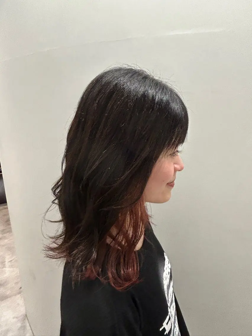 セミロング ピンクラベンダー SHIAN/ 🎀Nanami🎀のヘアスタイル