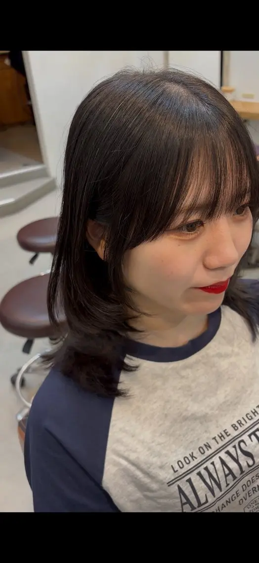 ミディアム Misaki 🍒のヘアスタイル