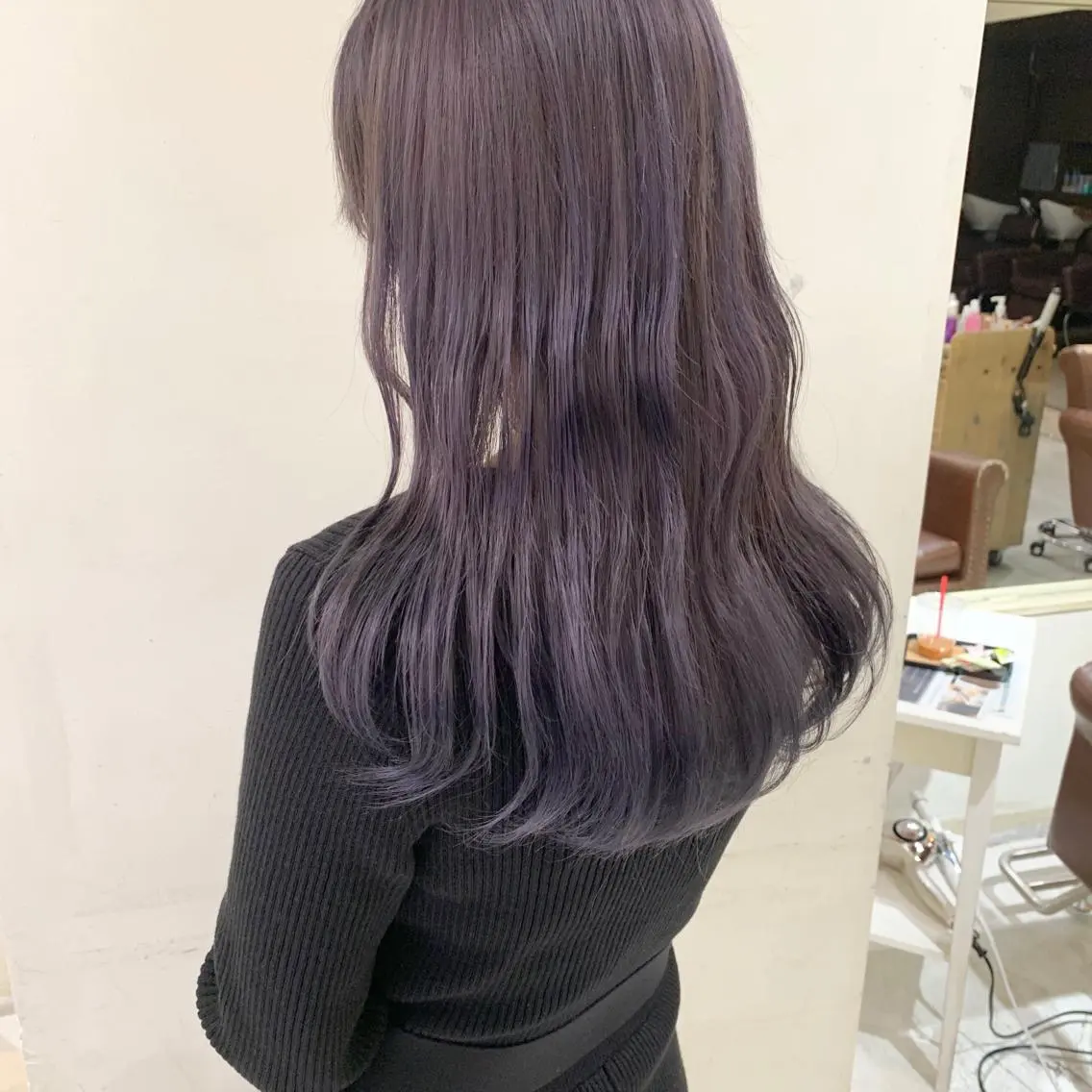 カラー ラベンダーカラー 窪田 椋介のヘアスタイル