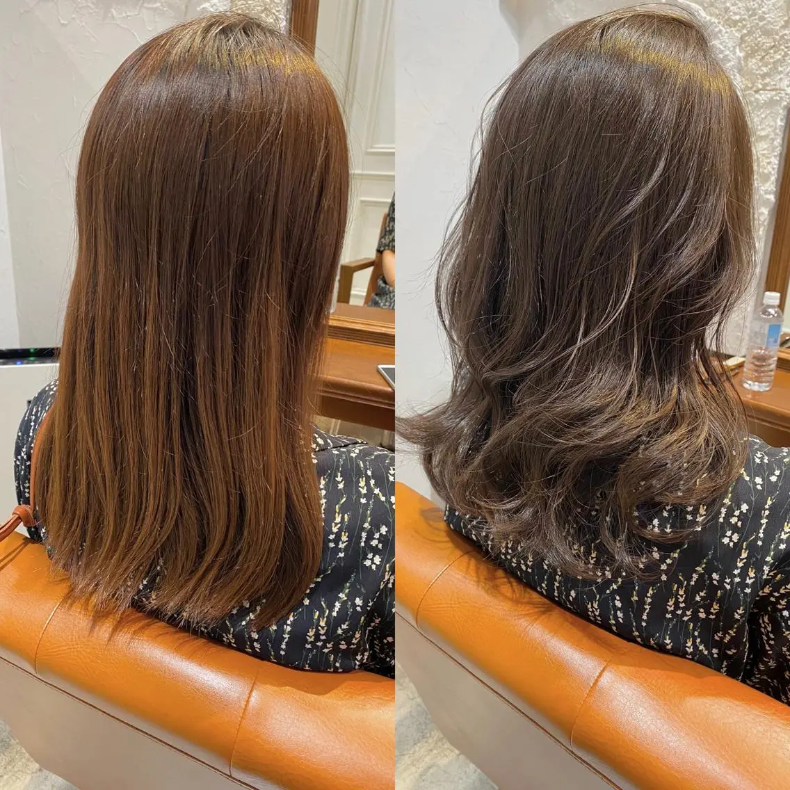 セミロング カラー レイヤーカット カット ヘアカラー トリートメント ヘッドスパ 小林 佳祐のヘアスタイル