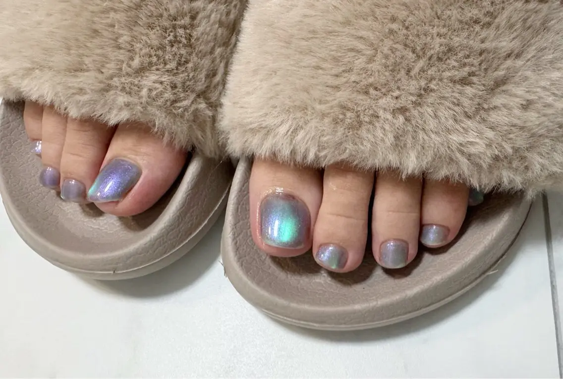 ネイル マグネットネイル フットネイル Amule nailのネイルデザイン