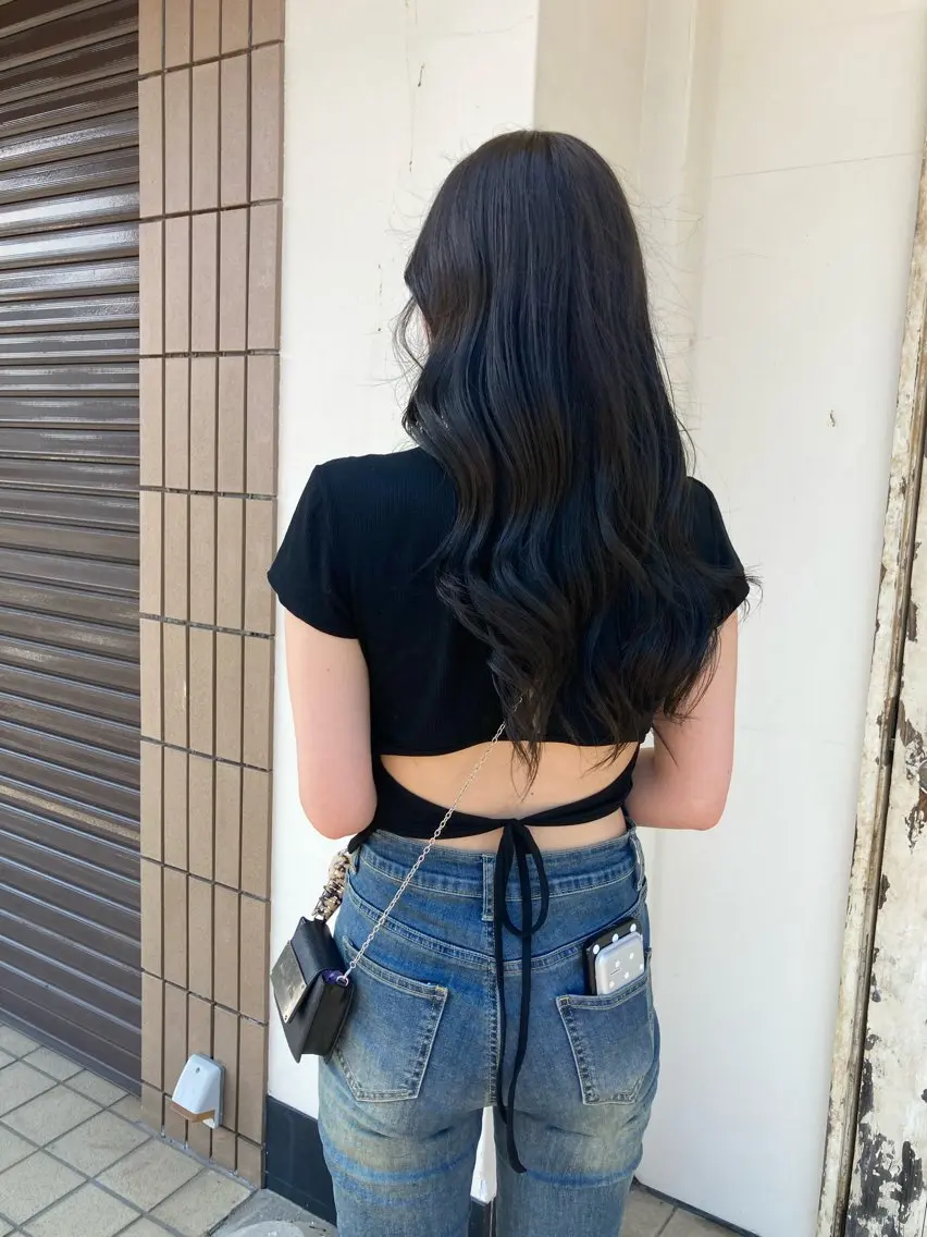ロング カラー 透明感カラー グレージュ オリーブグレージュ オリーブグレー ヘアカラー 🌟ブリーチカラー KANA/草薙🌿のヘアスタイル