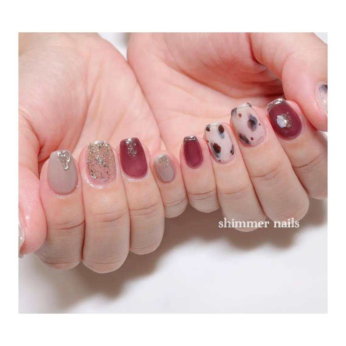 ネイル アニマル柄 shimmer nailsのネイルデザイン