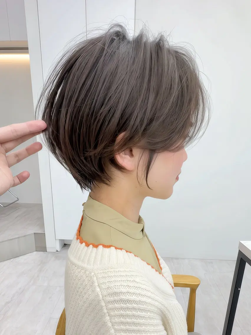ショート あゆ/メンズカット パーマ/ショートのヘアスタイル