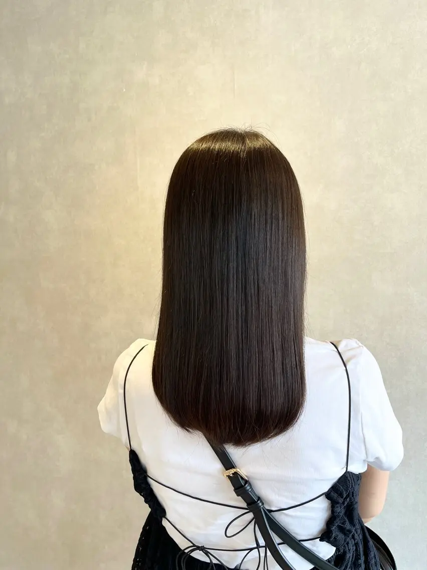 カラー グレージュ ヘアカラー トリートメント 透明感カラー🪽/ 個室スパ🫧/はるかのヘアスタイル