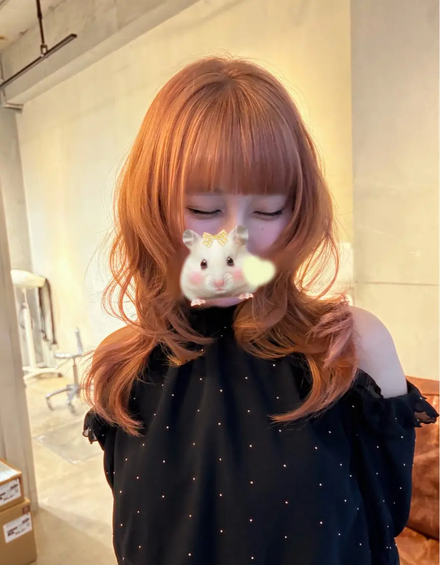 セミロング カット ヘアカラー ︎kirin🦒/ CARNIVALのヘアスタイル