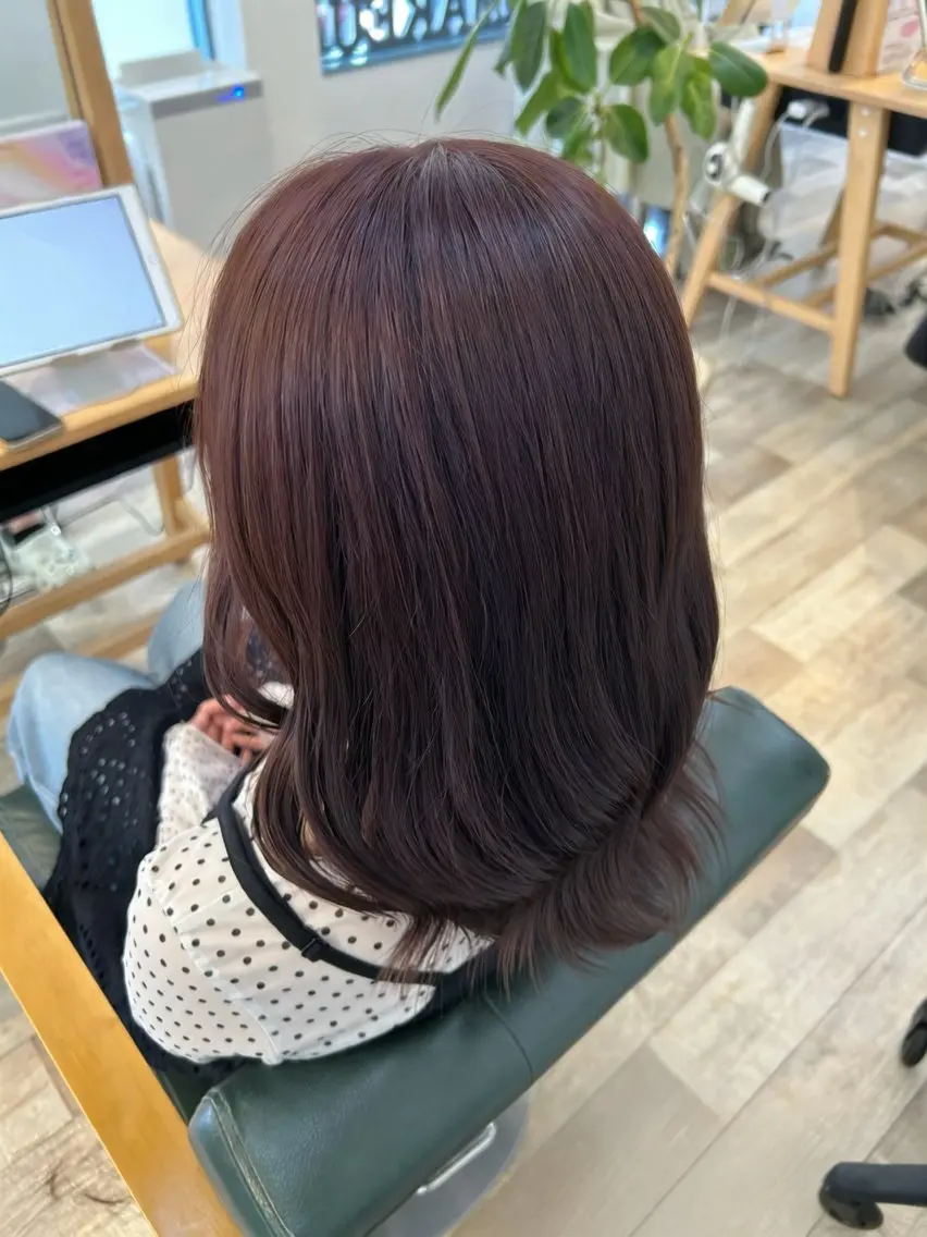 カラー ブリーチ カット ヘアカラー 青木 優雅のヘアスタイル