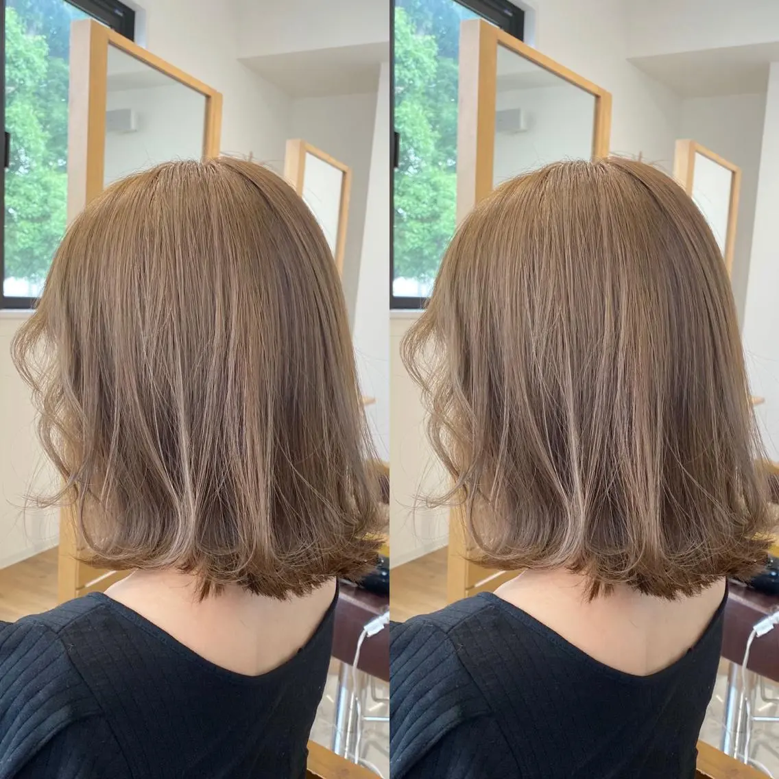 ミディアム カラー ベージュカラー ブリーチ 透明感カラー ブリーチなしカラー オレンジ カット ヘアカラー トリートメント ヘッドスパ 髪質改善特化KIZU /艶髪研究(京都)のヘアスタイル