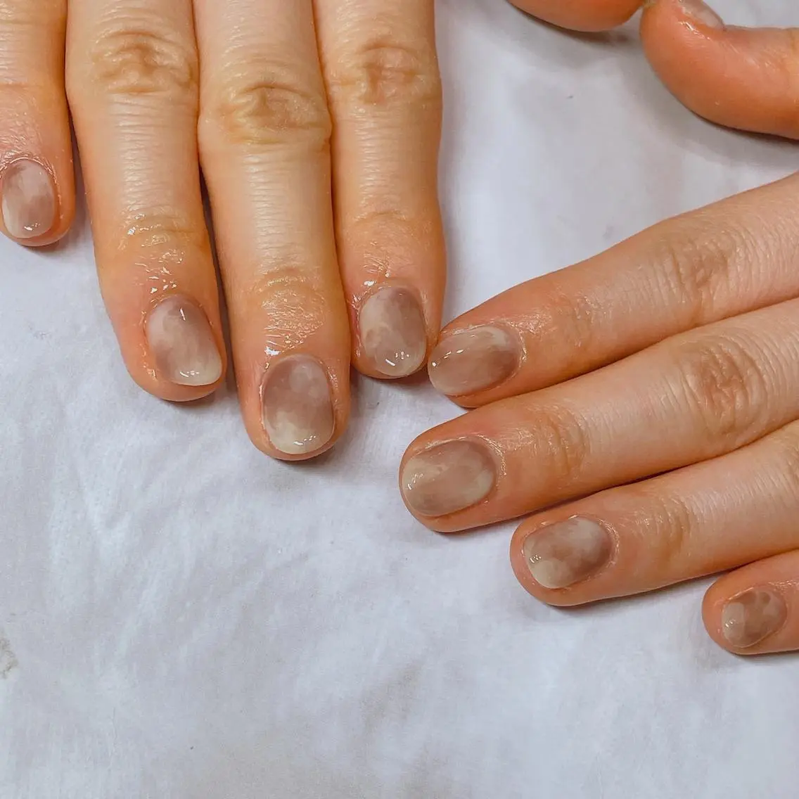 ネイル ワンカラーネイル coconailミユ 🎀のネイルデザイン