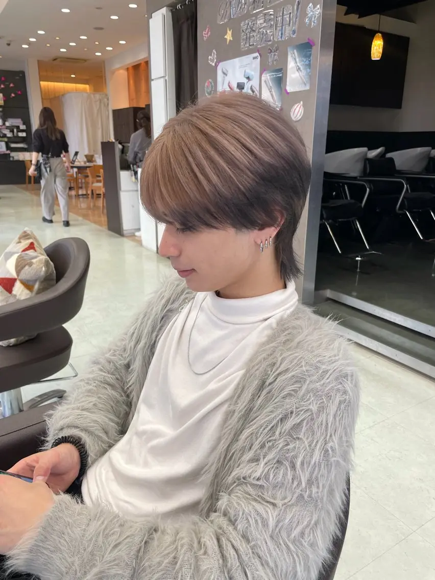 カラー メンズ メンズブリーチ ブリーチ カット ヘアカラー トリートメント ✨似合わせ特化美容師 WILL上村 拳吾のヘアスタイル