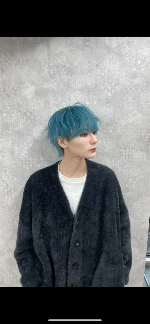 カラー メンズ カット ヘアカラー ハイトーン特化💍 chloe💍韓国のヘアスタイル