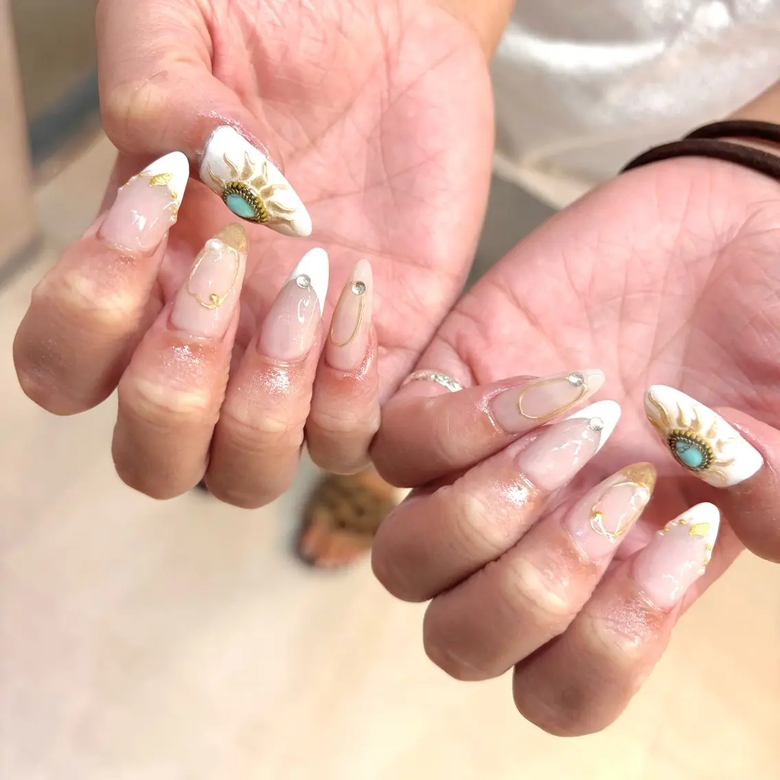 ネイル アートネイル ロングネイル ミラーネイル スカルプネイル ハンドネイル Chipie_ ayanoのネイルデザイン