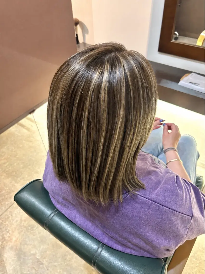 カラー ヘアカラー 🐣なな Wカラーモデル募集中のヘアスタイル