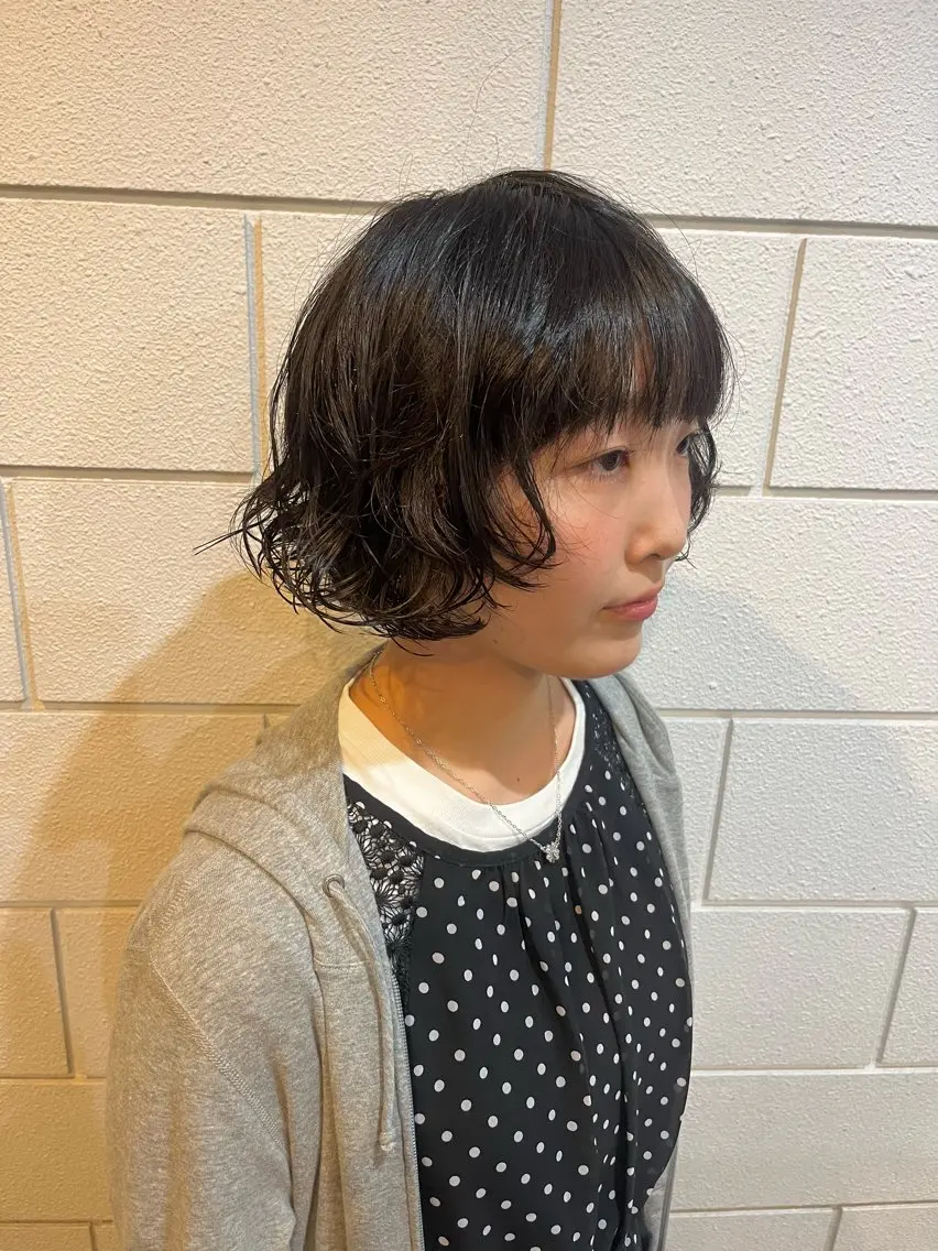 パーマ カット パーマ 小沼采唯👧🏼 海好きオヌちゃんのヘアスタイル